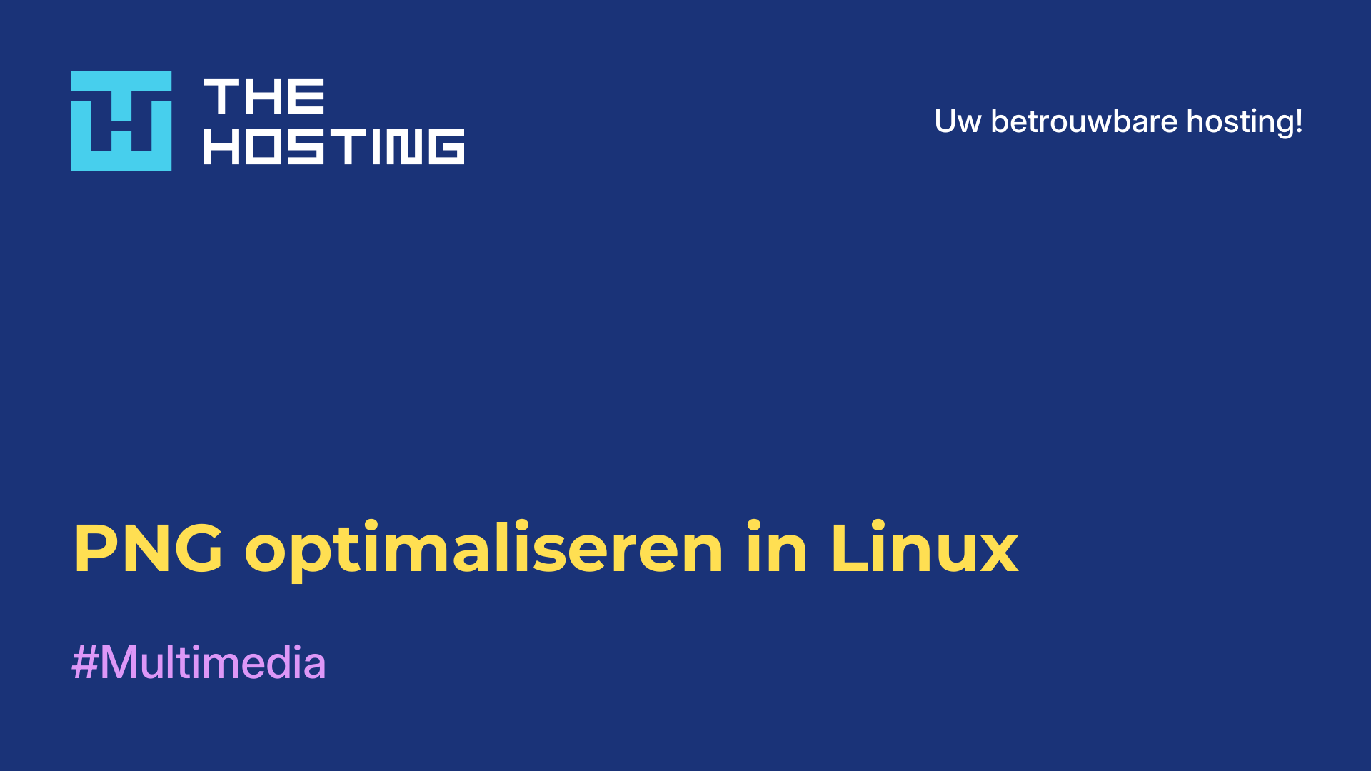 PNG optimaliseren in Linux
