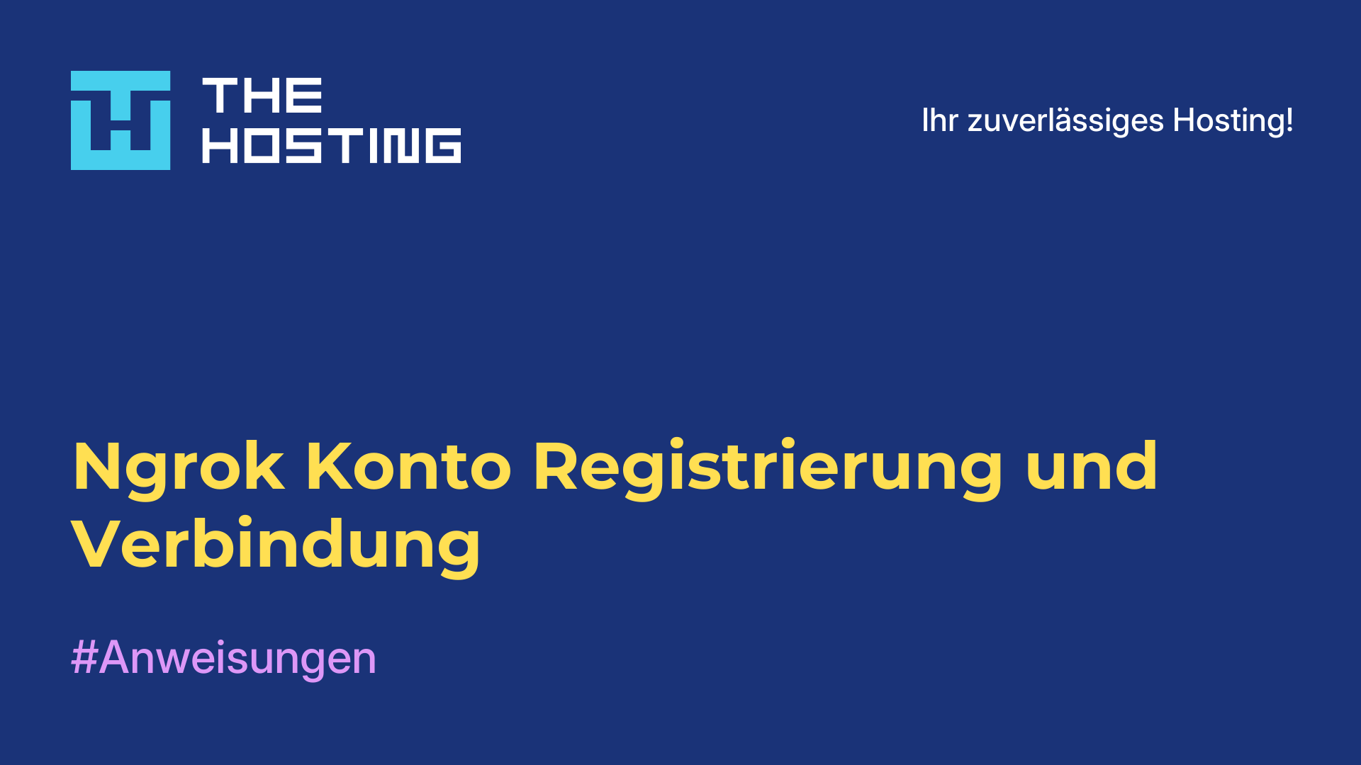 Ngrok-Konto Registrierung und Verbindung