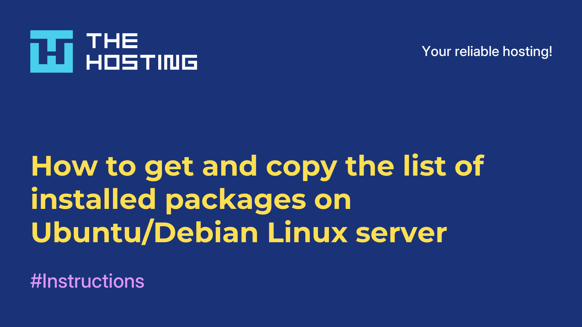 How to get and copy the list of installed packages on Ubuntu/Debian Linux server