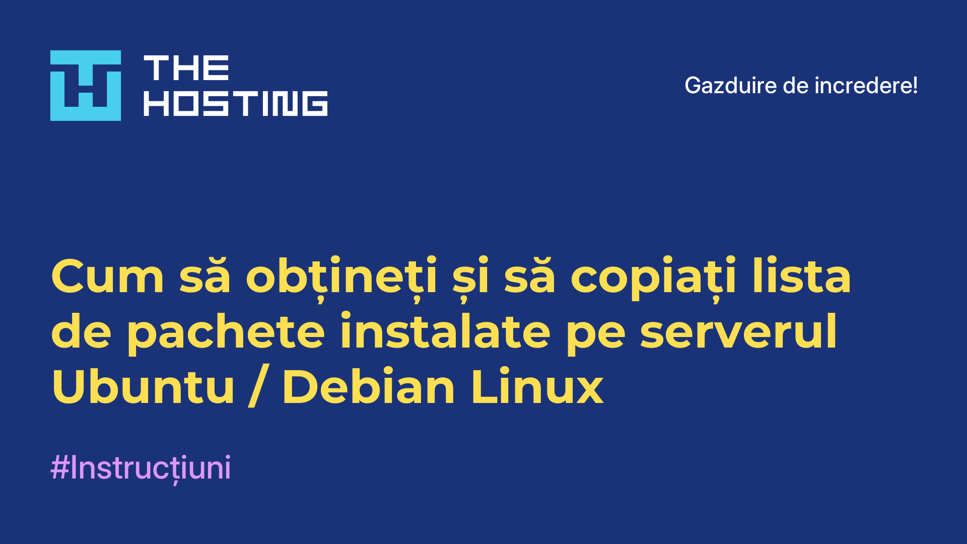 Cum să obțineți și să copiați lista de pachete instalate pe serverul Ubuntu / Debian Linux