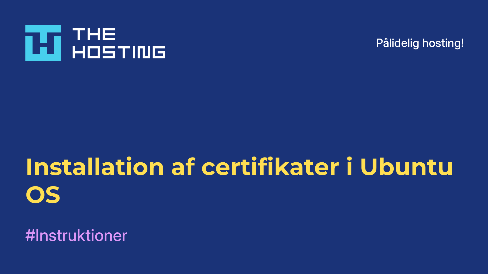 Installation af certifikater i Ubuntu OS