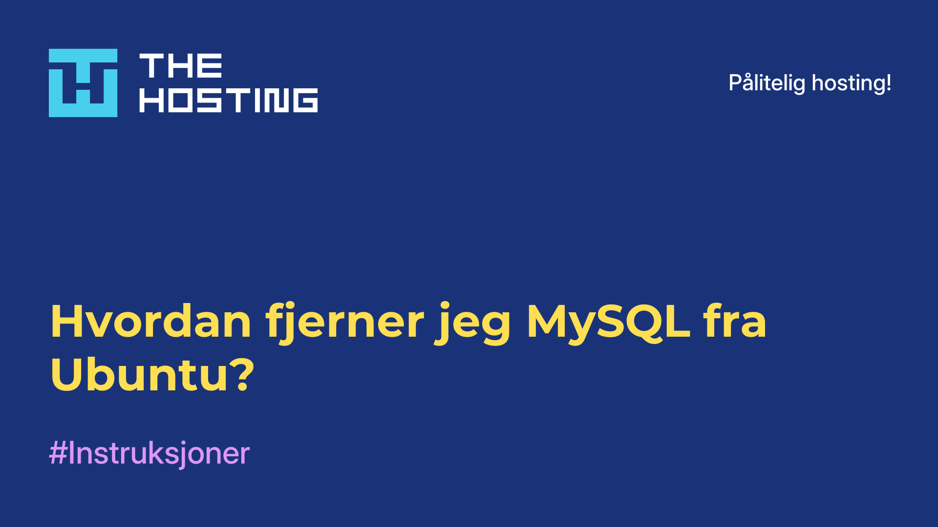 Hvordan fjerner jeg MySQL fra Ubuntu?