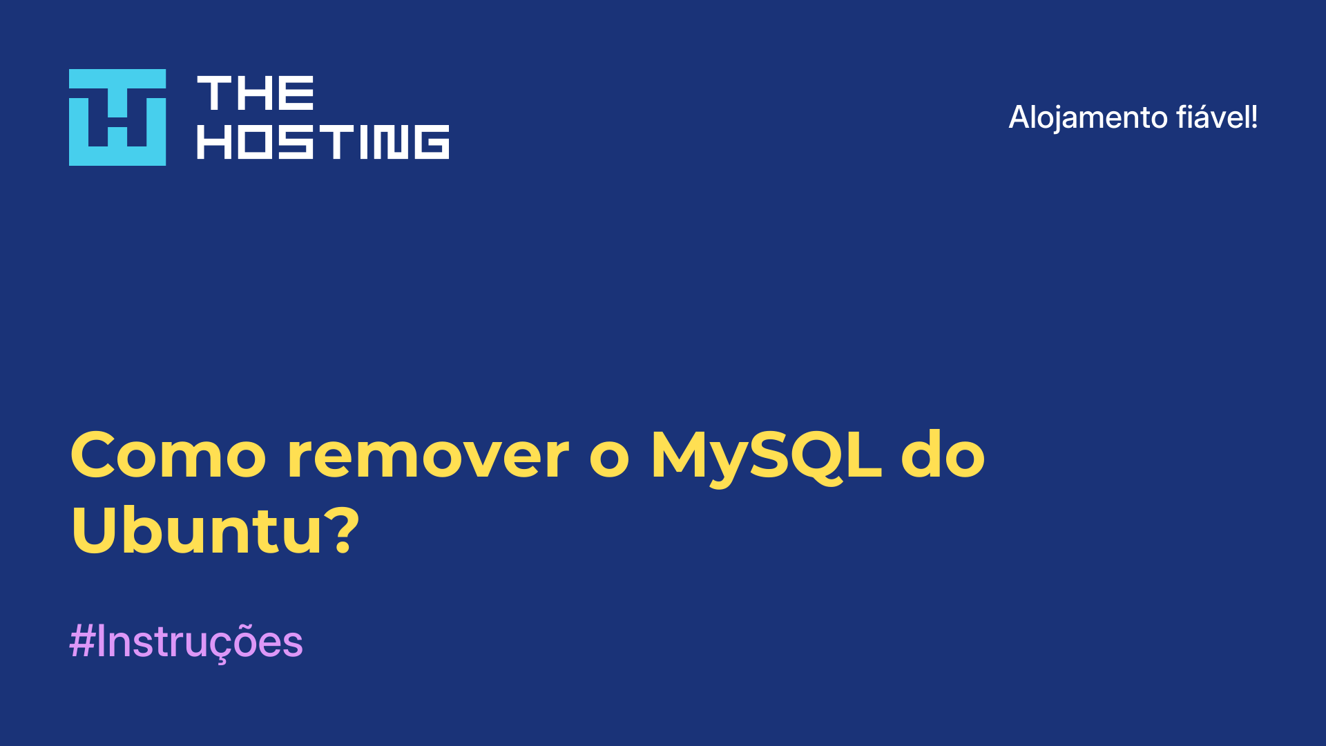 Como remover o MySQL do Ubuntu?