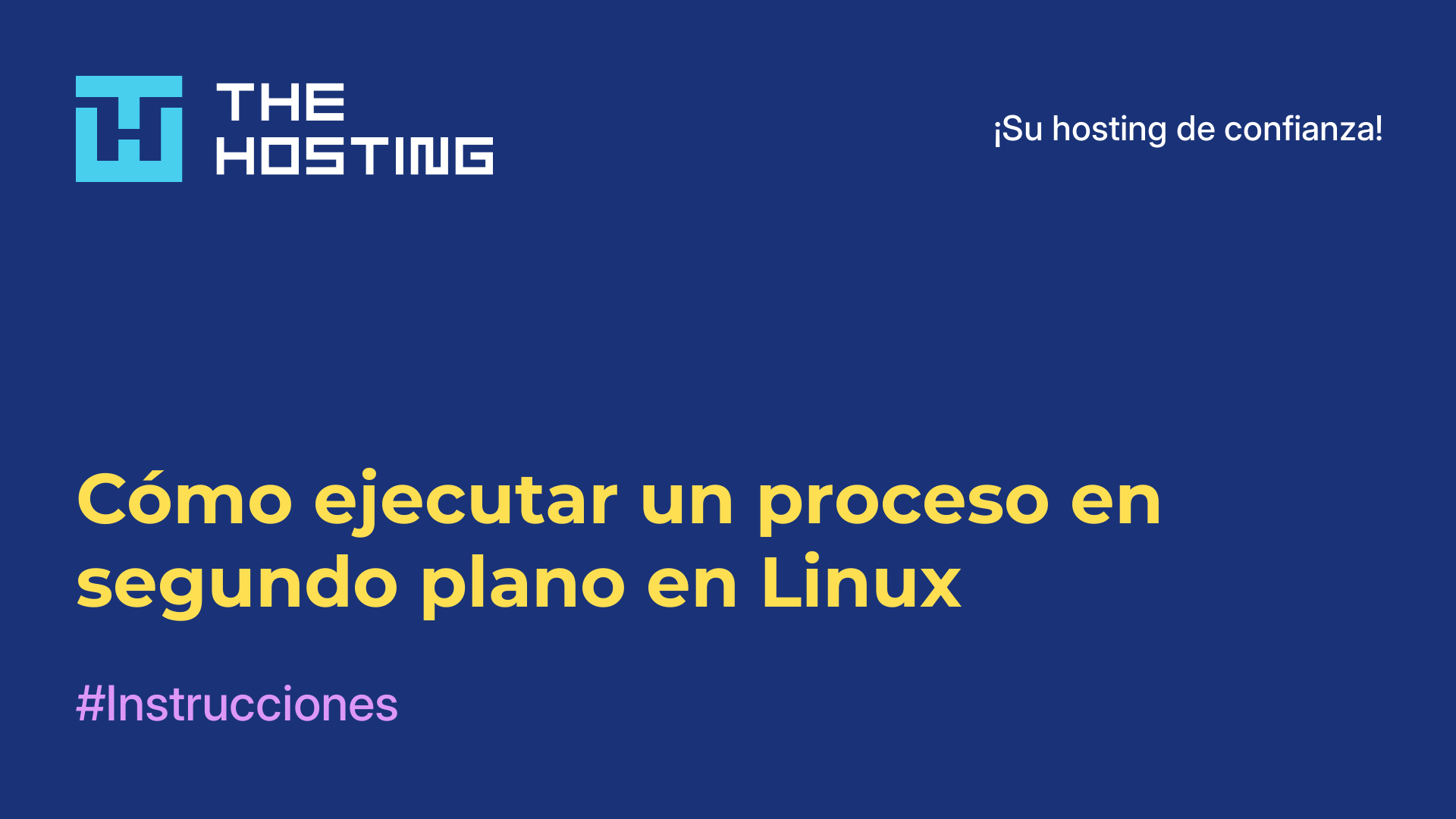 Cómo ejecutar un proceso en segundo plano en Linux