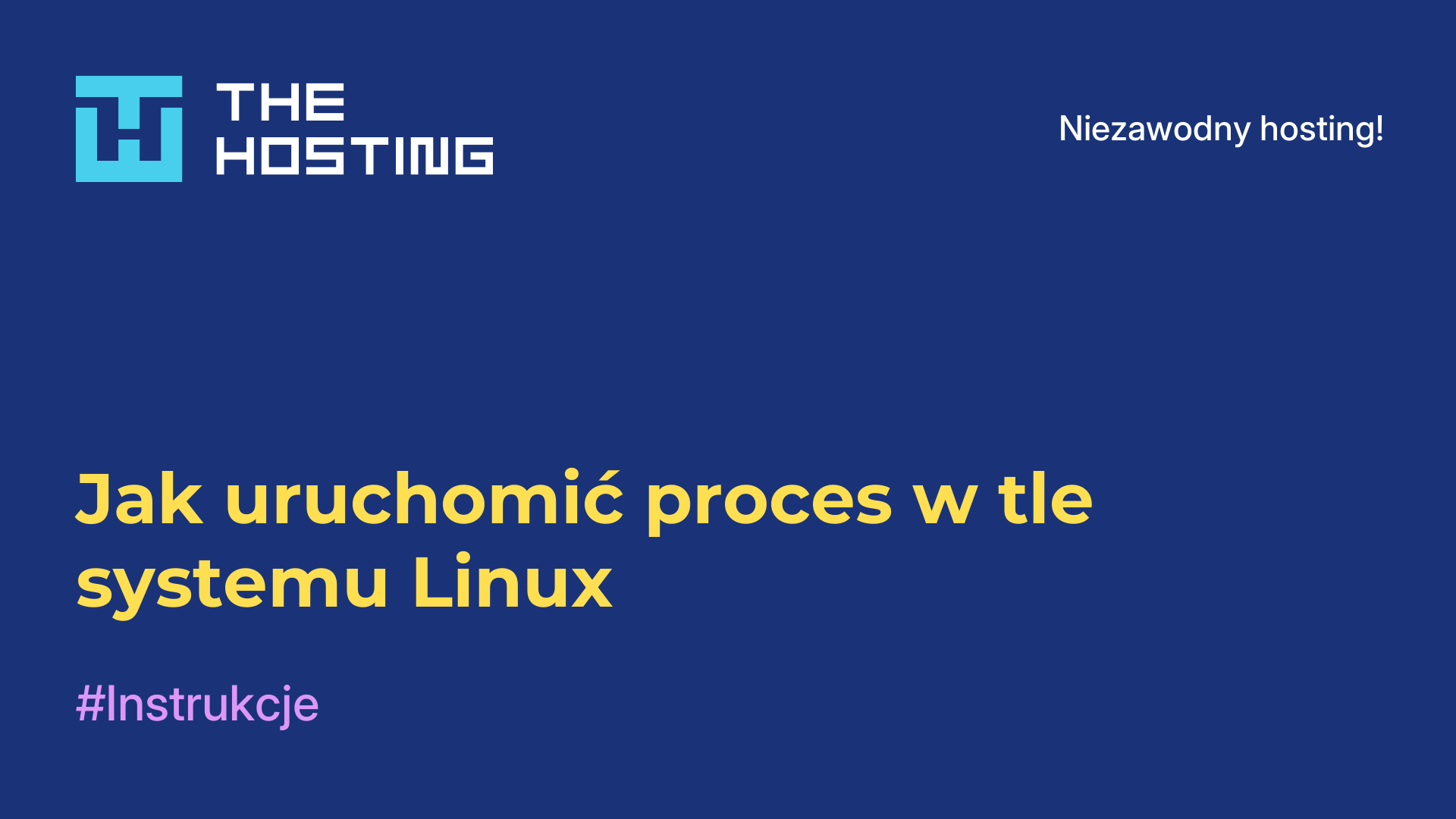 Jak uruchomić proces w tle systemu Linux