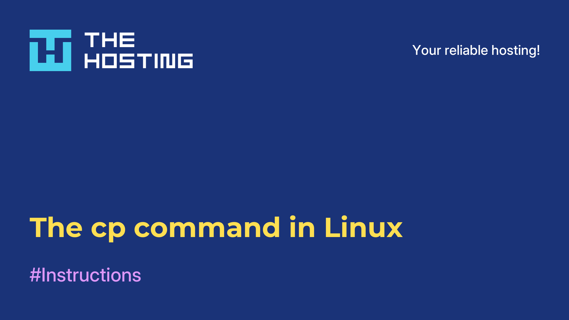 The cp command in Linux