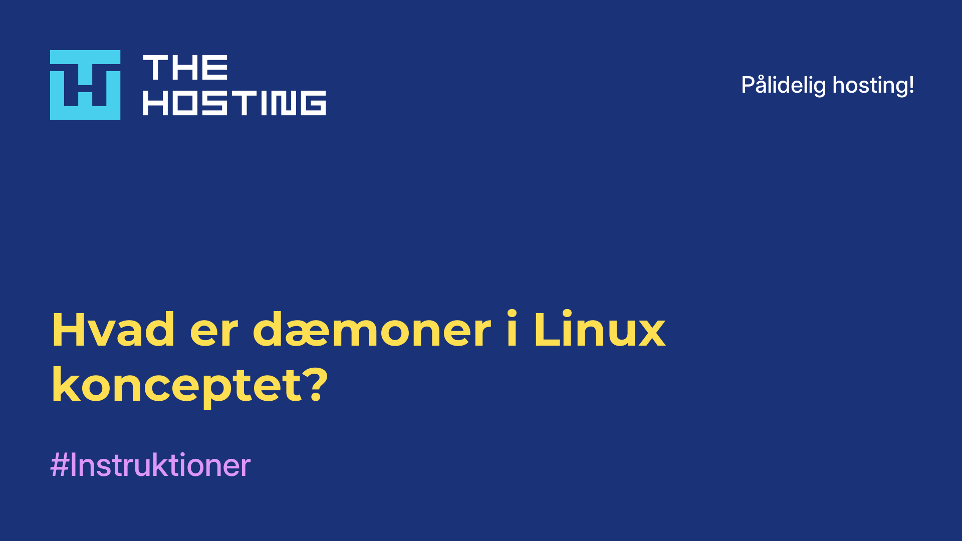 Hvad er dæmoner i Linux-konceptet?