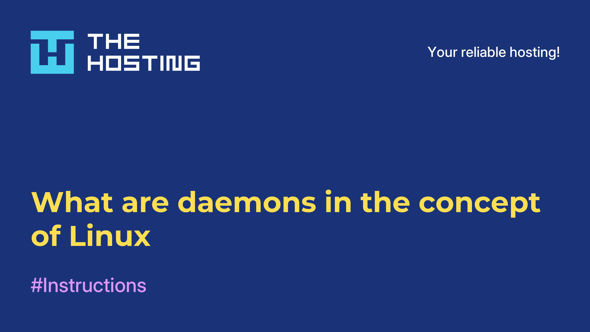 What are daemons in the concept of Linux
