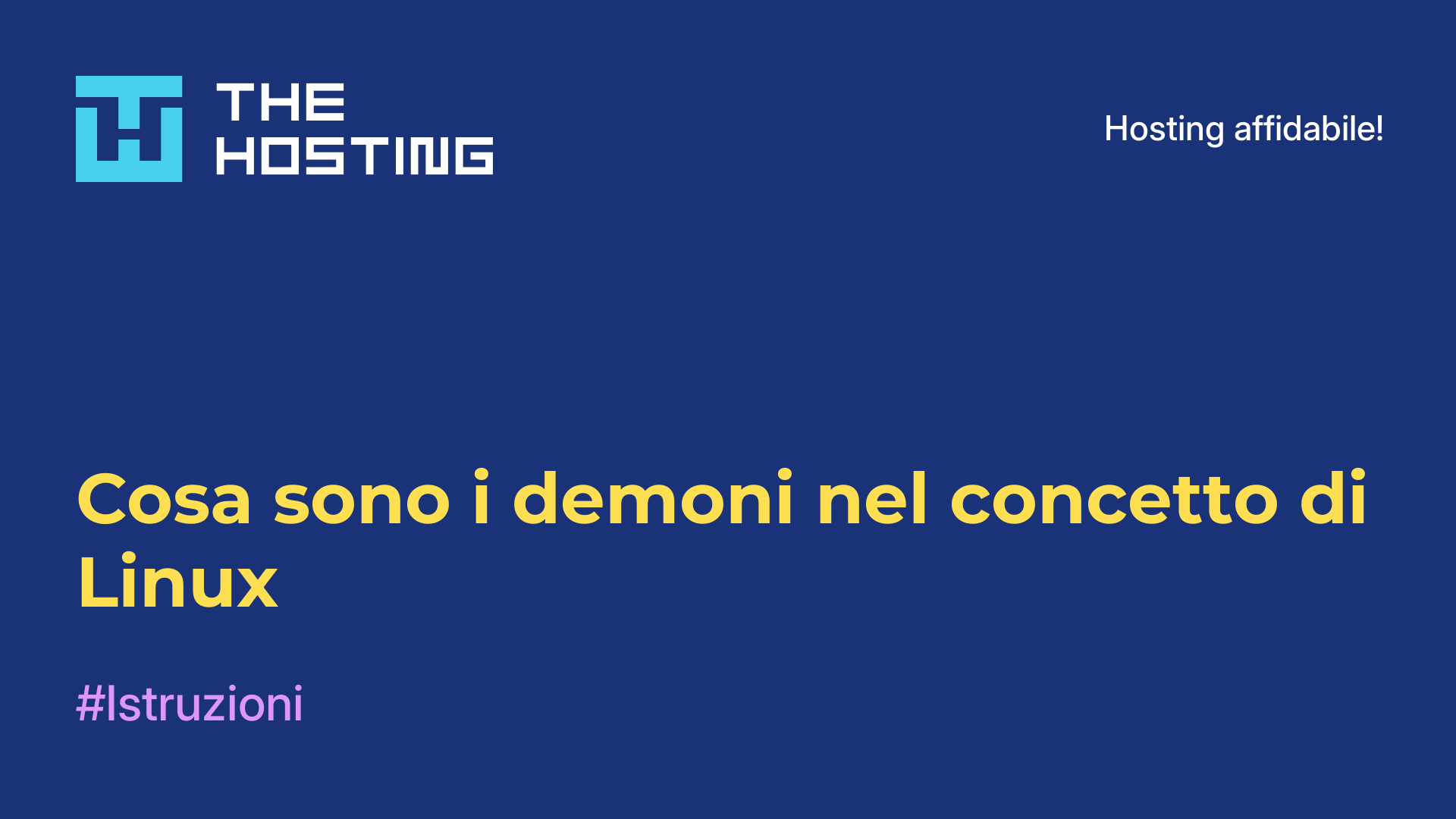 Cosa sono i demoni nel concetto di Linux