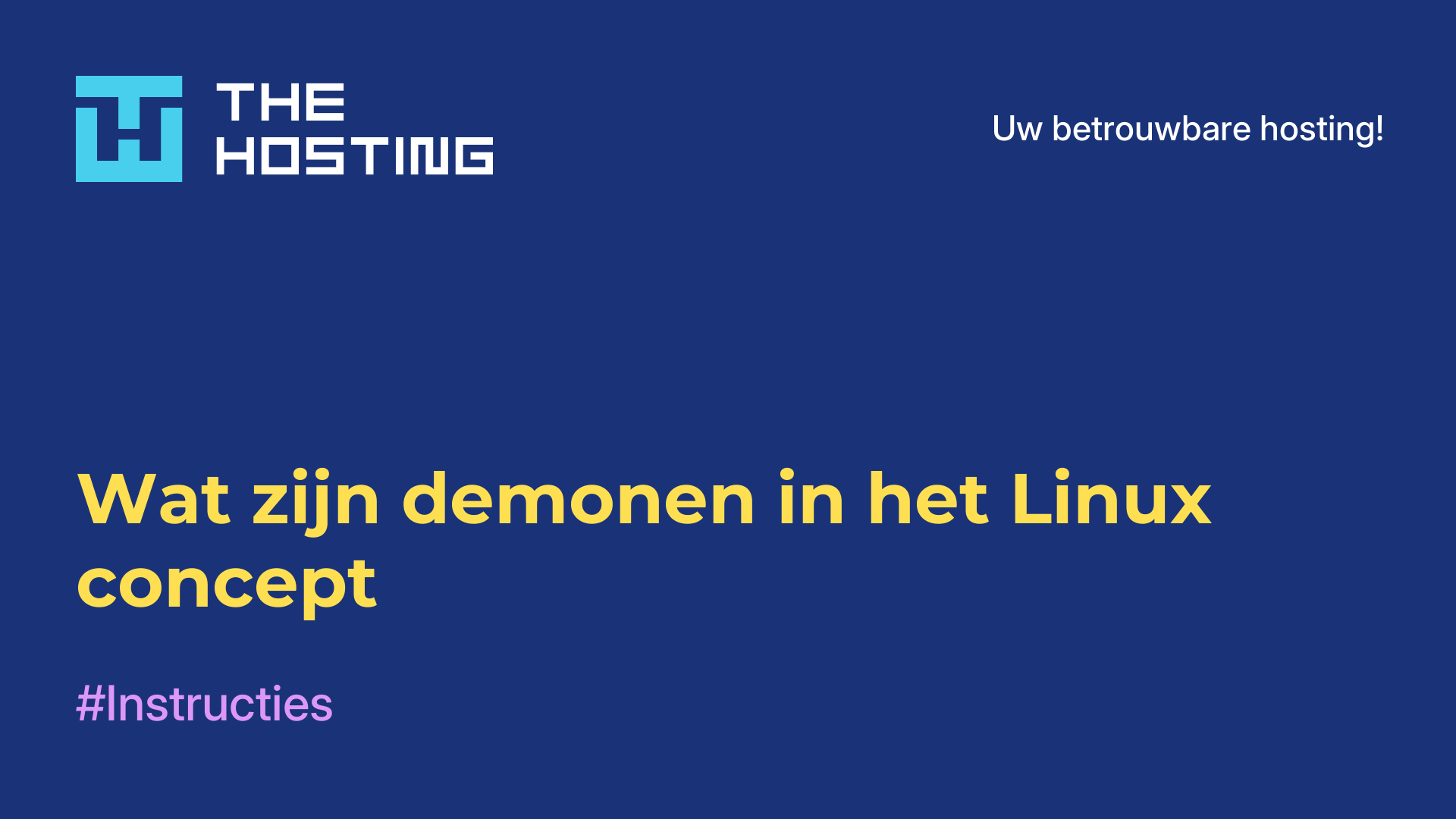 Wat zijn demonen in het Linux-concept