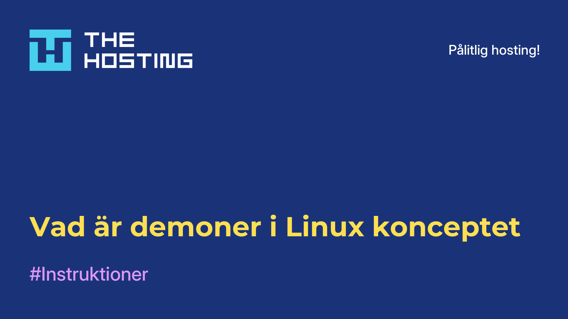 Vad är demoner i Linux-konceptet