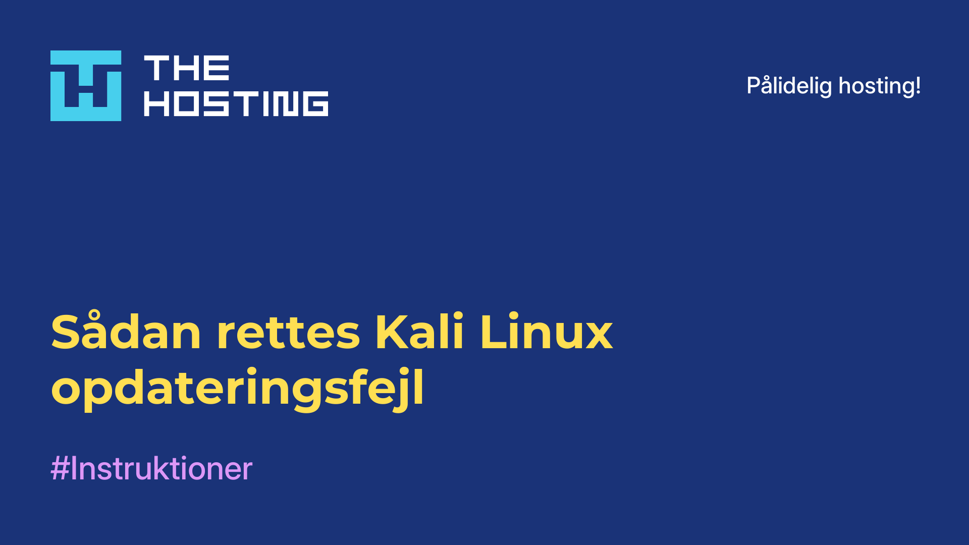 Sådan rettes Kali Linux-opdateringsfejl