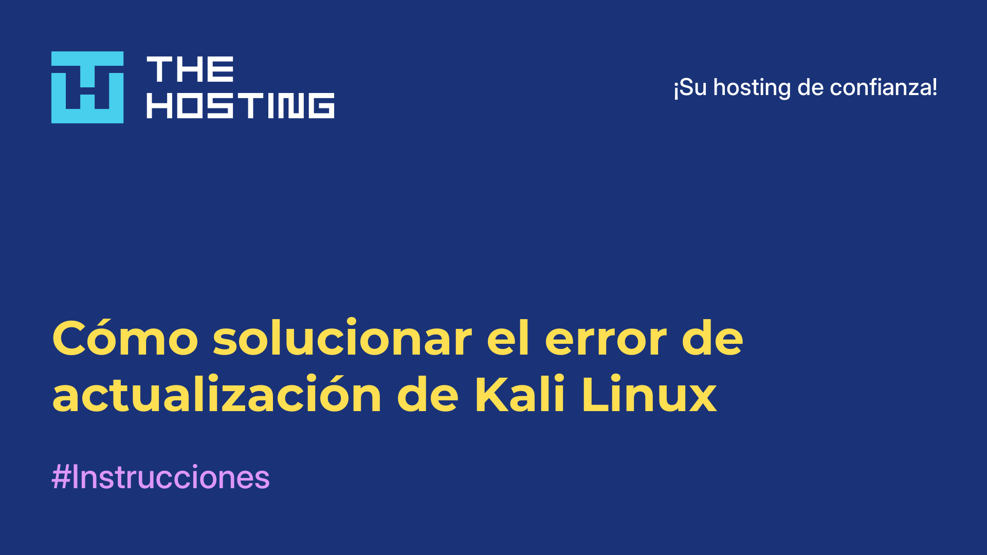 Cómo solucionar el error de actualización de Kali Linux
