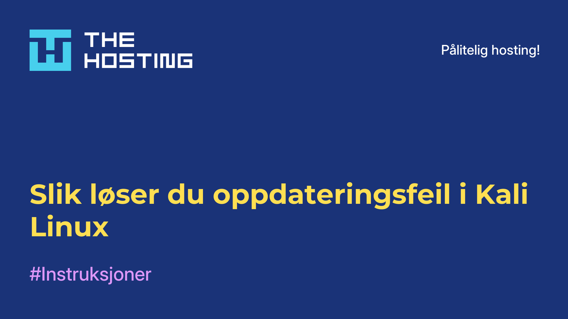Slik løser du oppdateringsfeil i Kali Linux