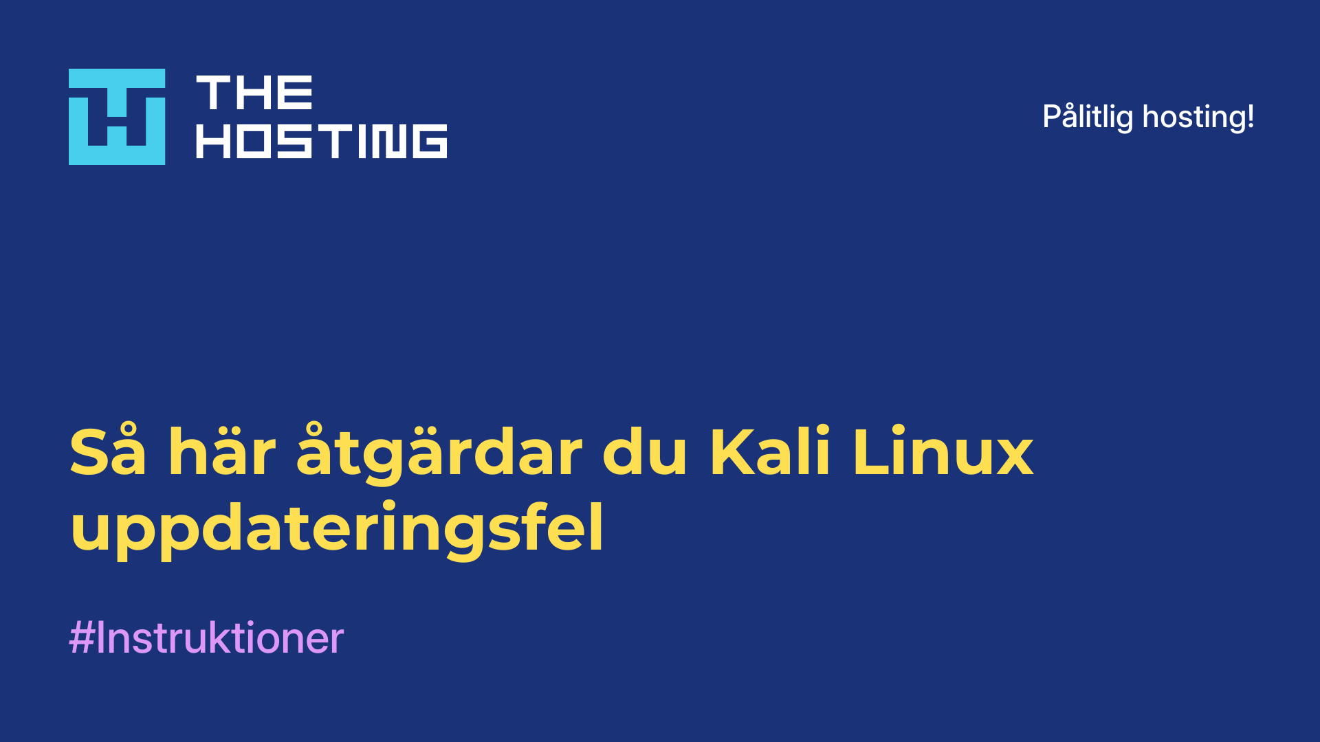 Så här åtgärdar du Kali Linux uppdateringsfel