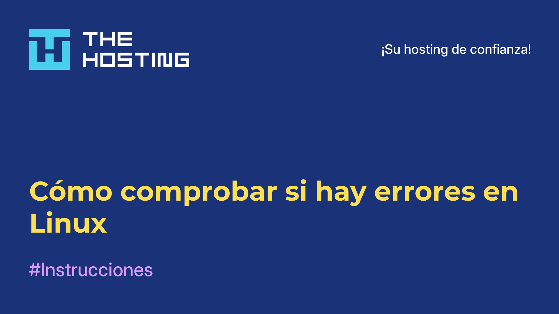 Cómo comprobar si hay errores en Linux
