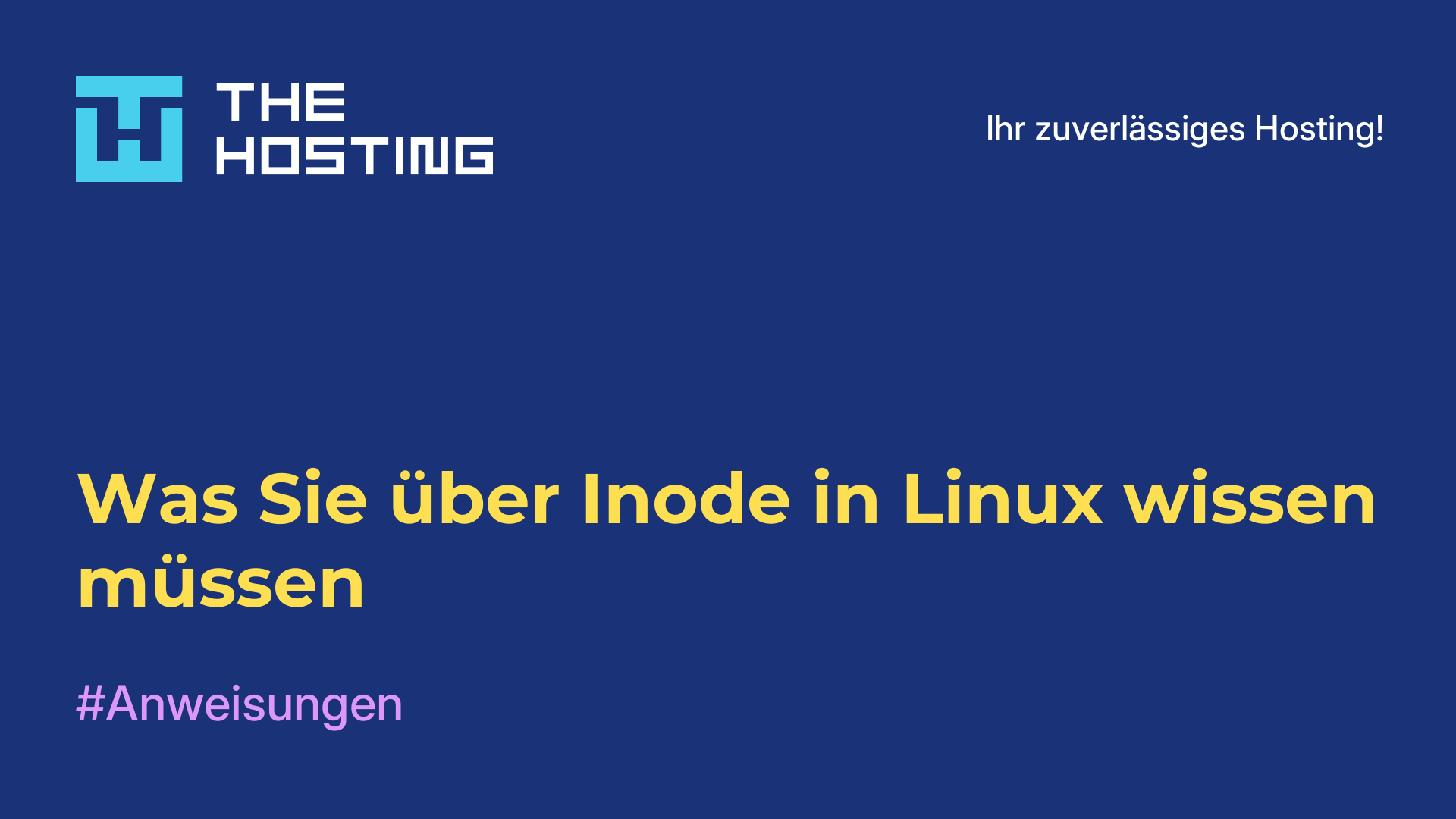 Was Sie über Inode in Linux wissen müssen
