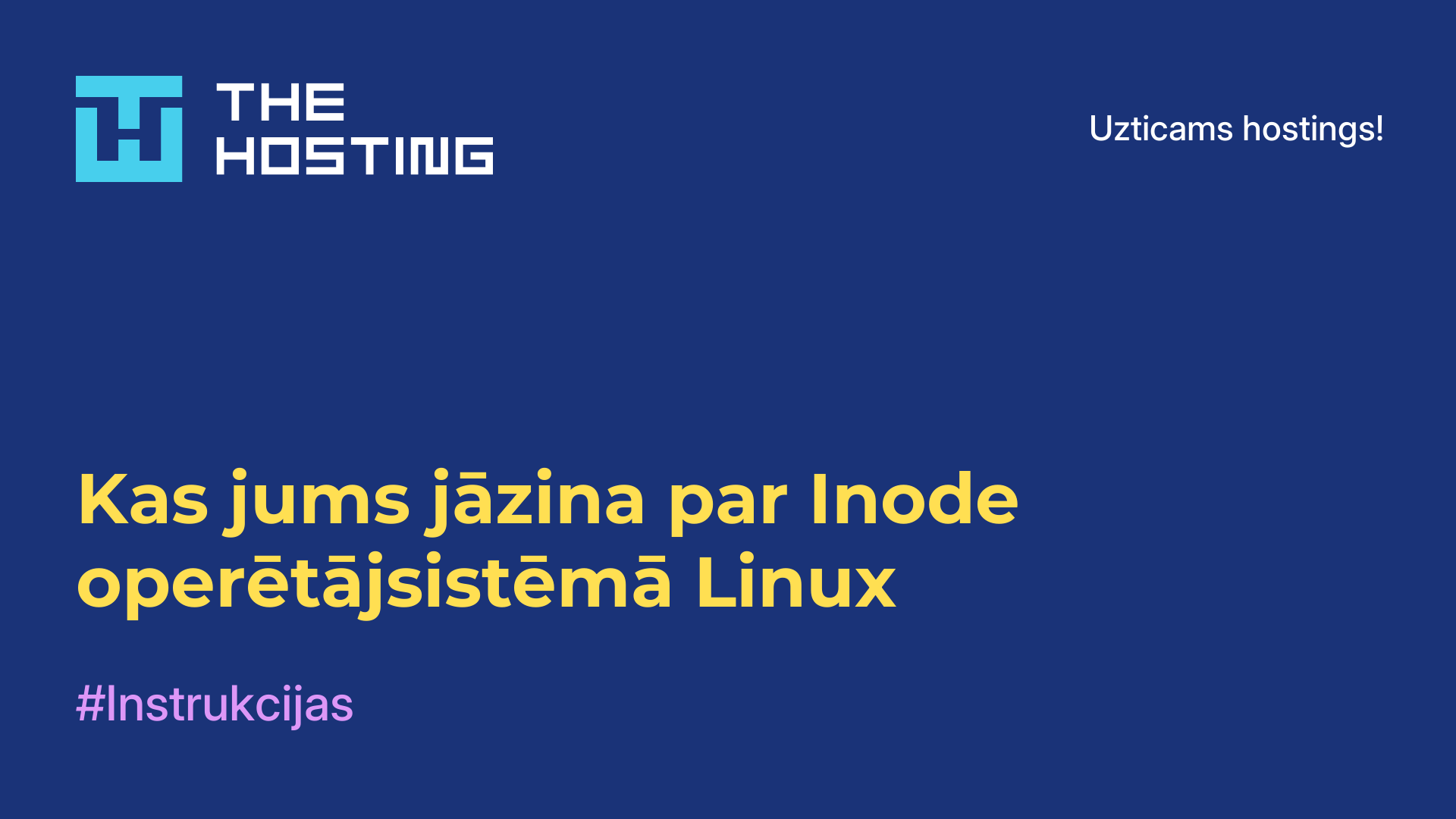 Kas jums jāzina par Inode operētājsistēmā Linux
