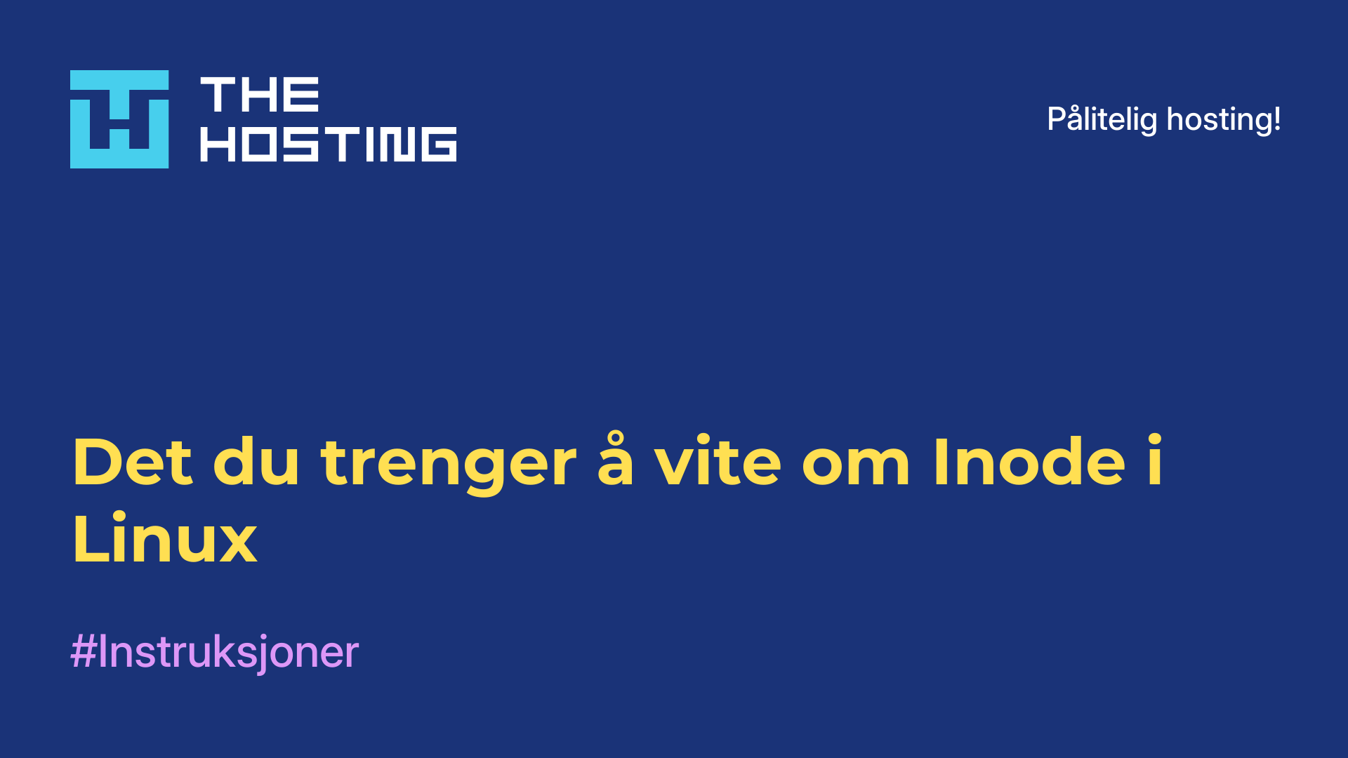 Det du trenger å vite om Inode i Linux