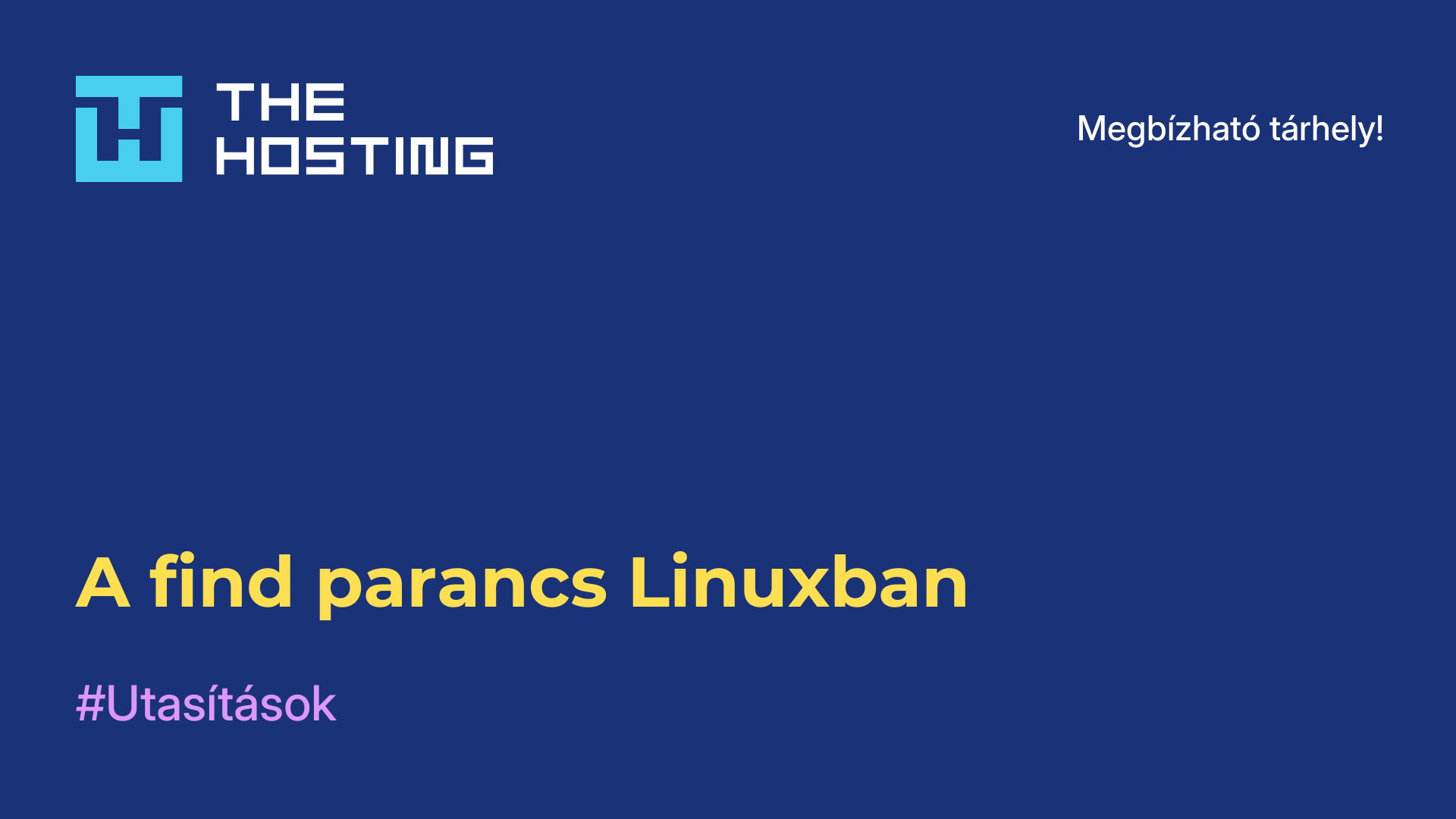 A find parancs Linuxban