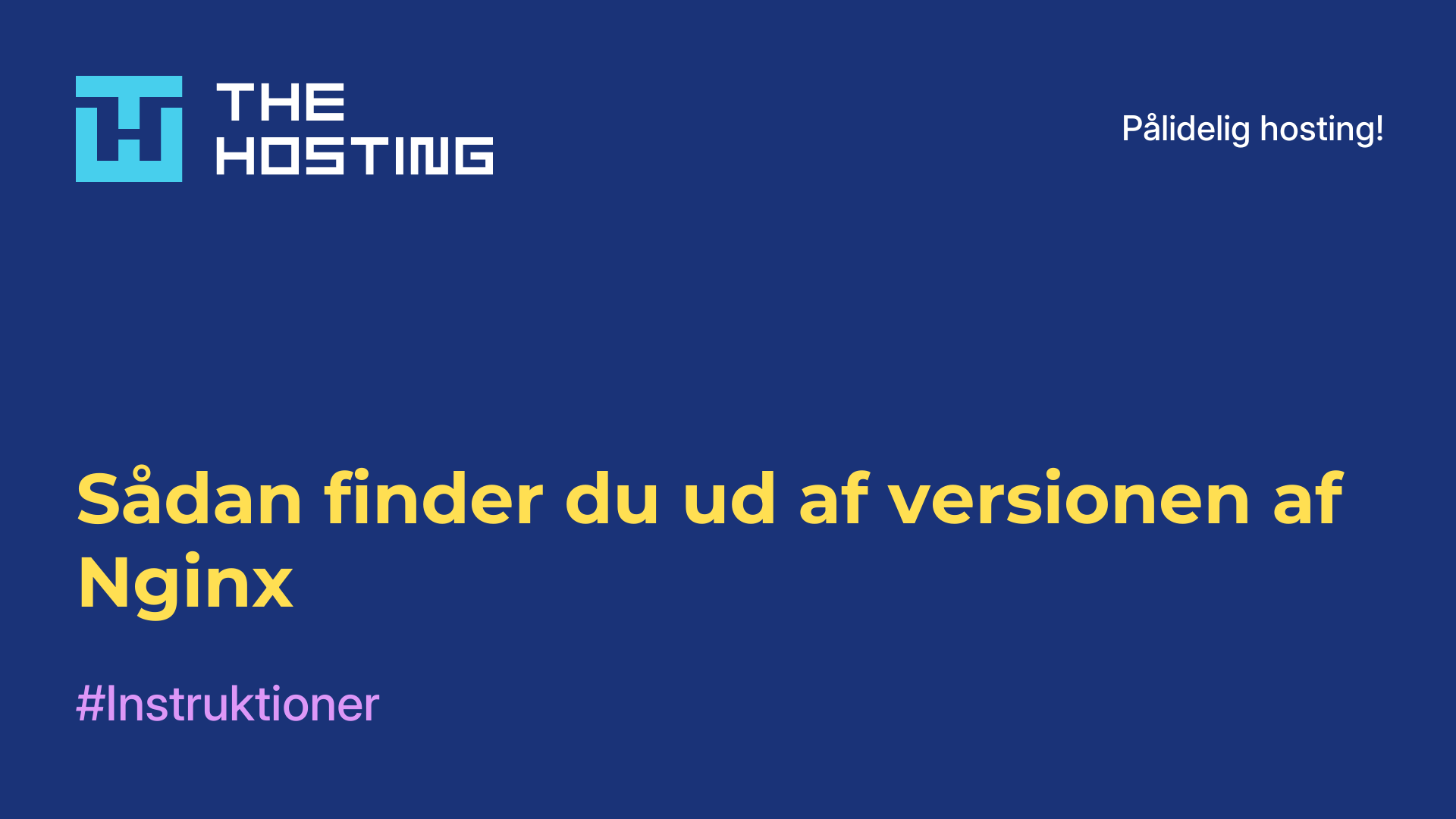 Sådan finder du ud af versionen af Nginx