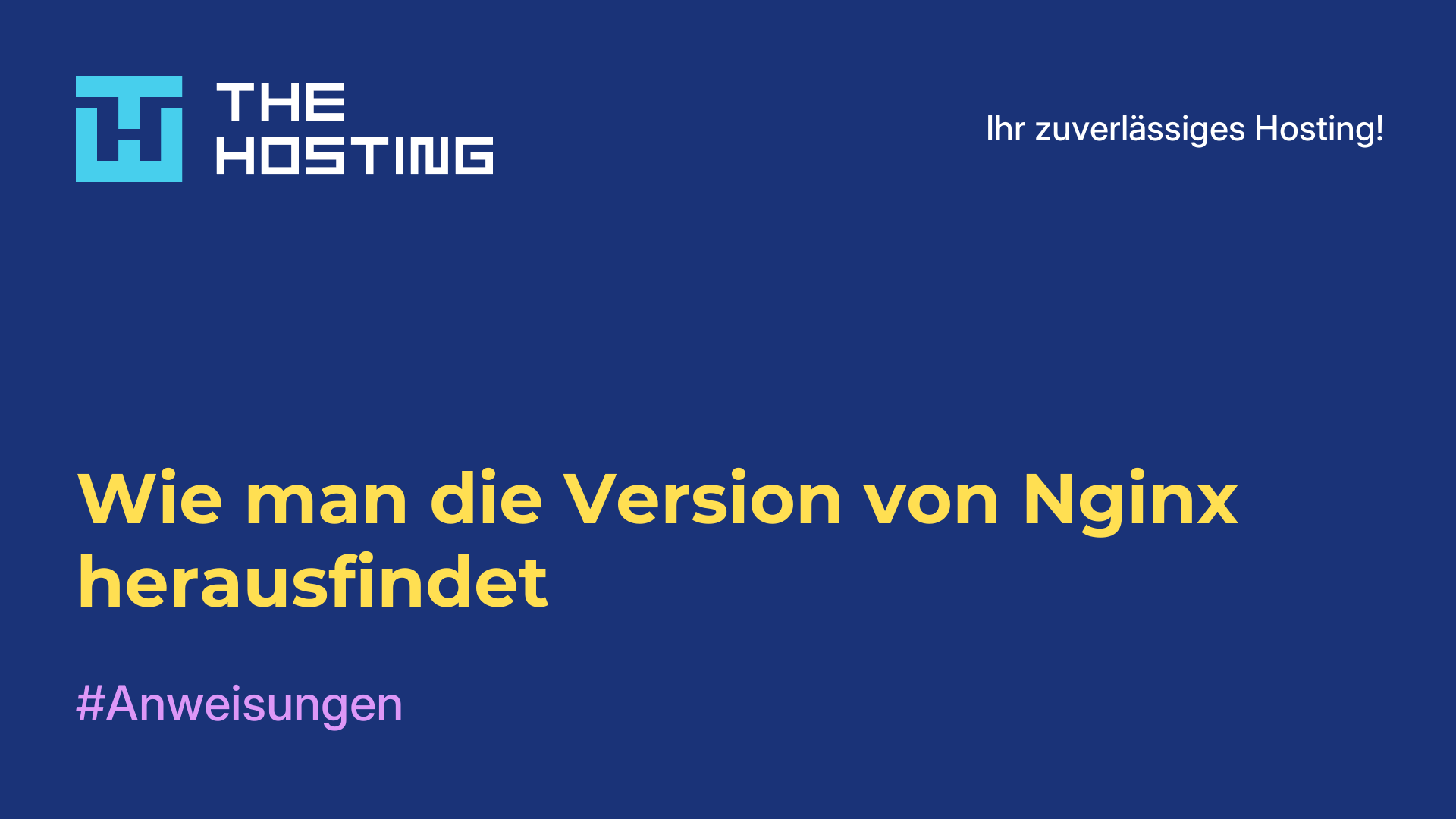 Wie man die Version von Nginx herausfindet