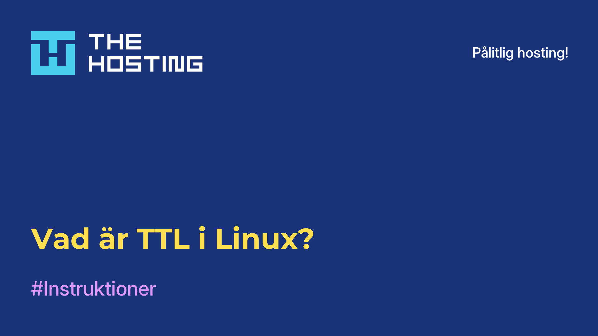 Vad är TTL i Linux?