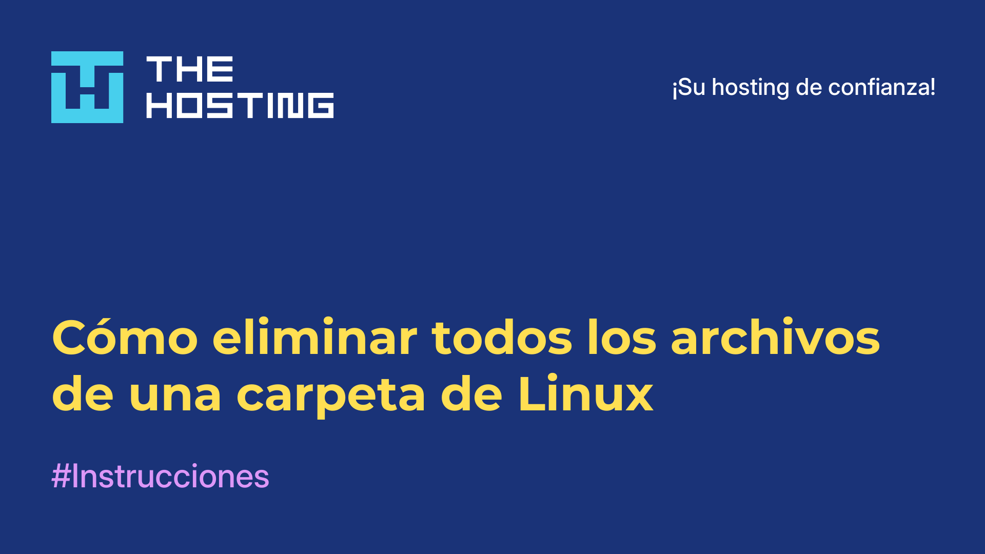 Cómo eliminar todos los archivos de una carpeta de Linux