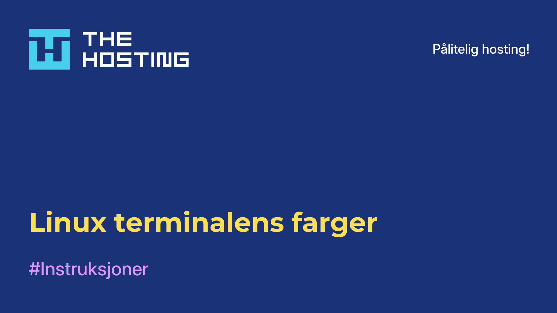Linux-terminalens farger
