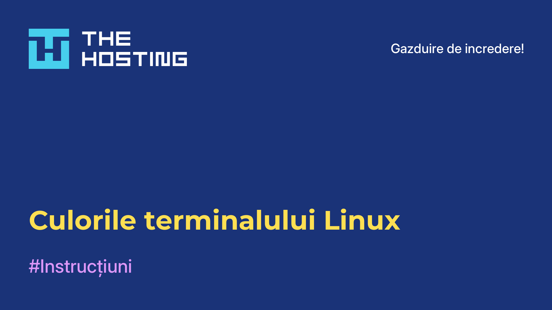 Culorile terminalului Linux