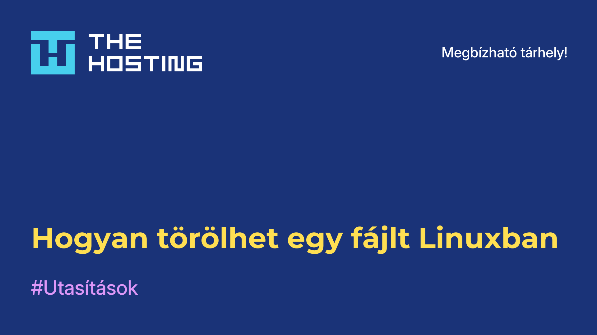 Hogyan törölhet egy fájlt Linuxban
