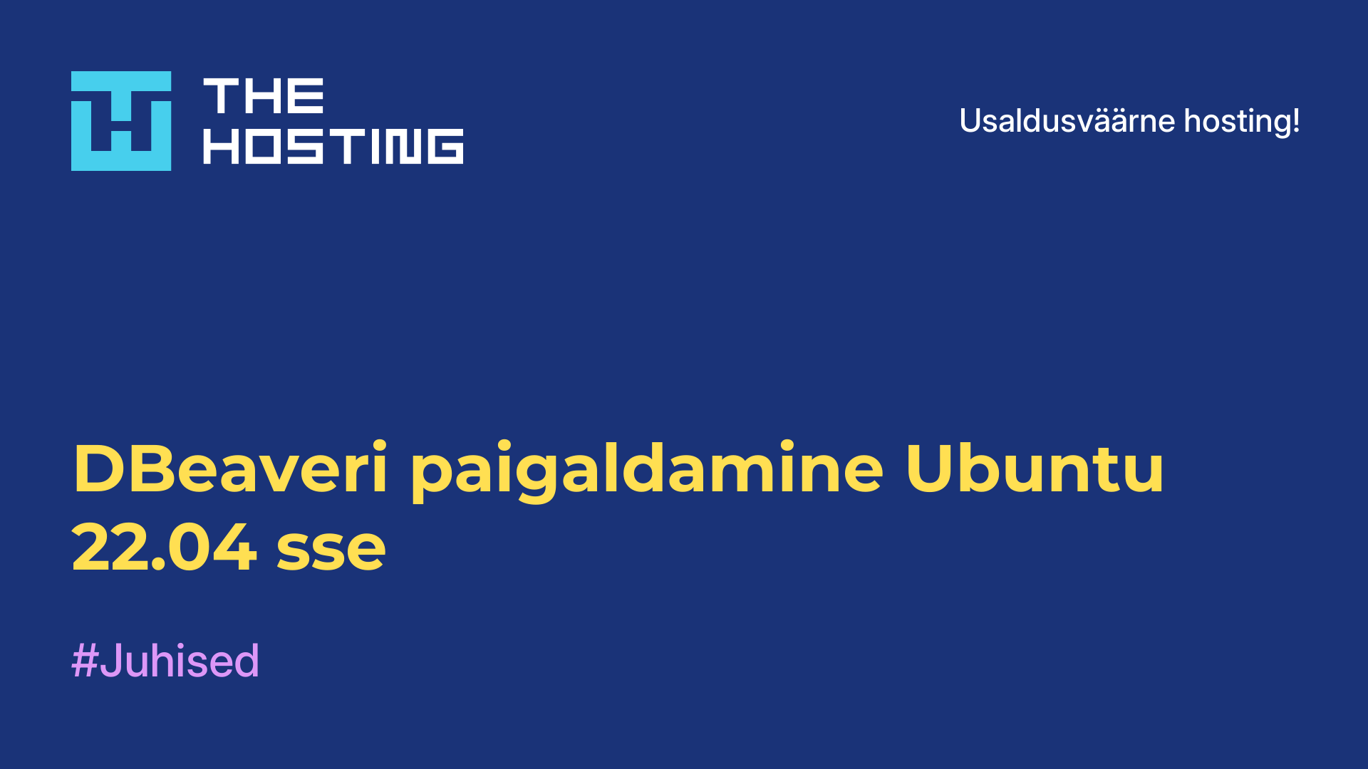 DBeaveri paigaldamine Ubuntu 22.04-sse