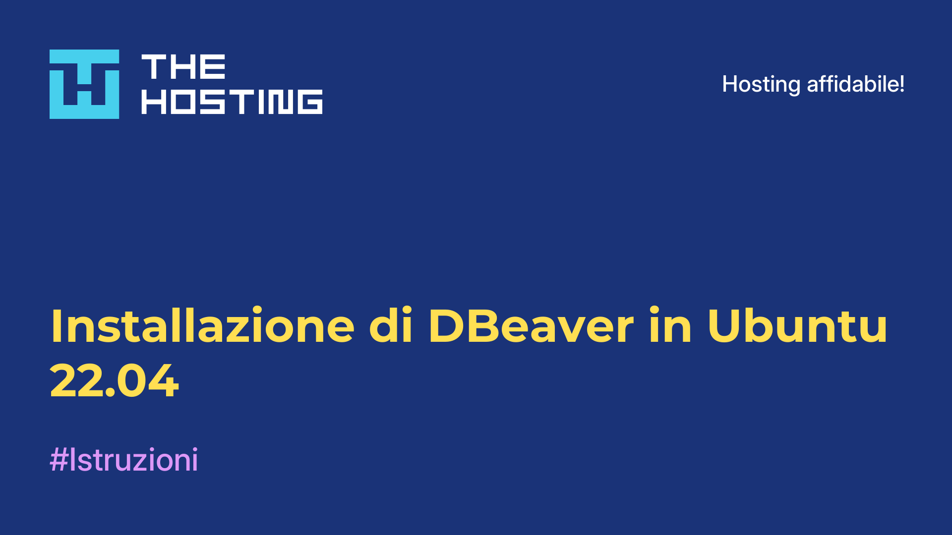 Installazione di DBeaver in Ubuntu 22.04