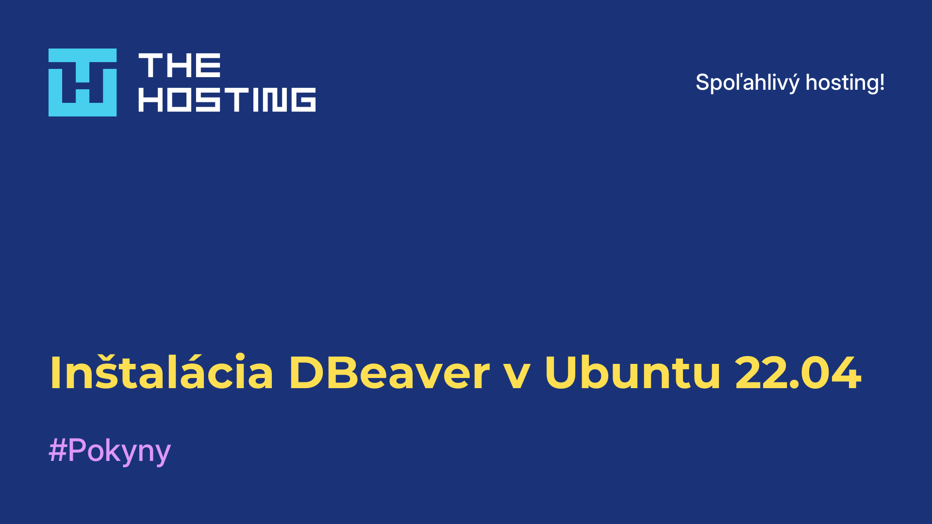Inštalácia DBeaver v Ubuntu 22.04