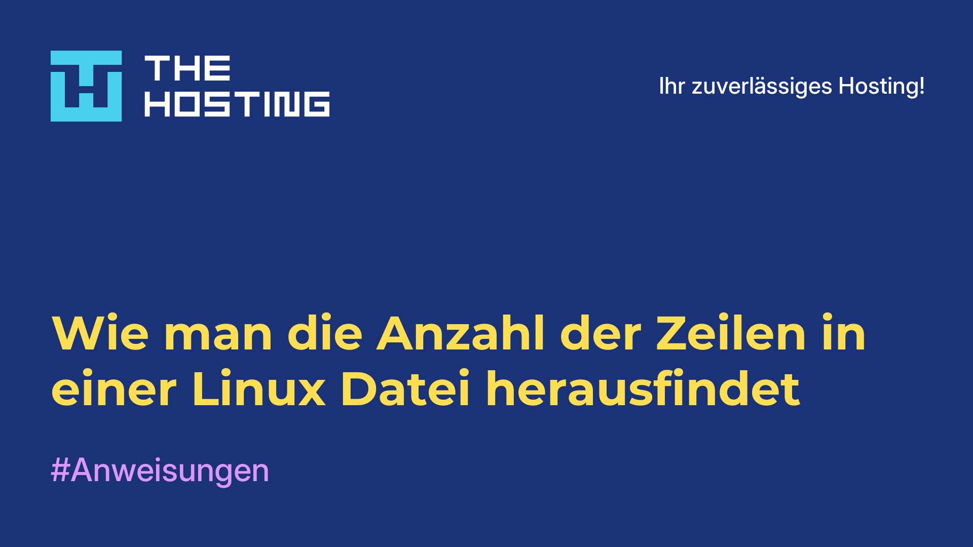 Wie man die Anzahl der Zeilen in einer Linux-Datei herausfindet