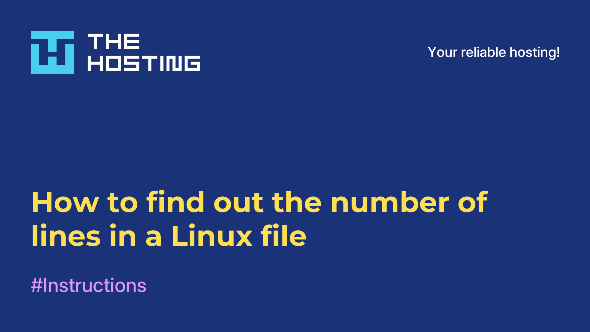 How to find out the number of lines in a Linux file