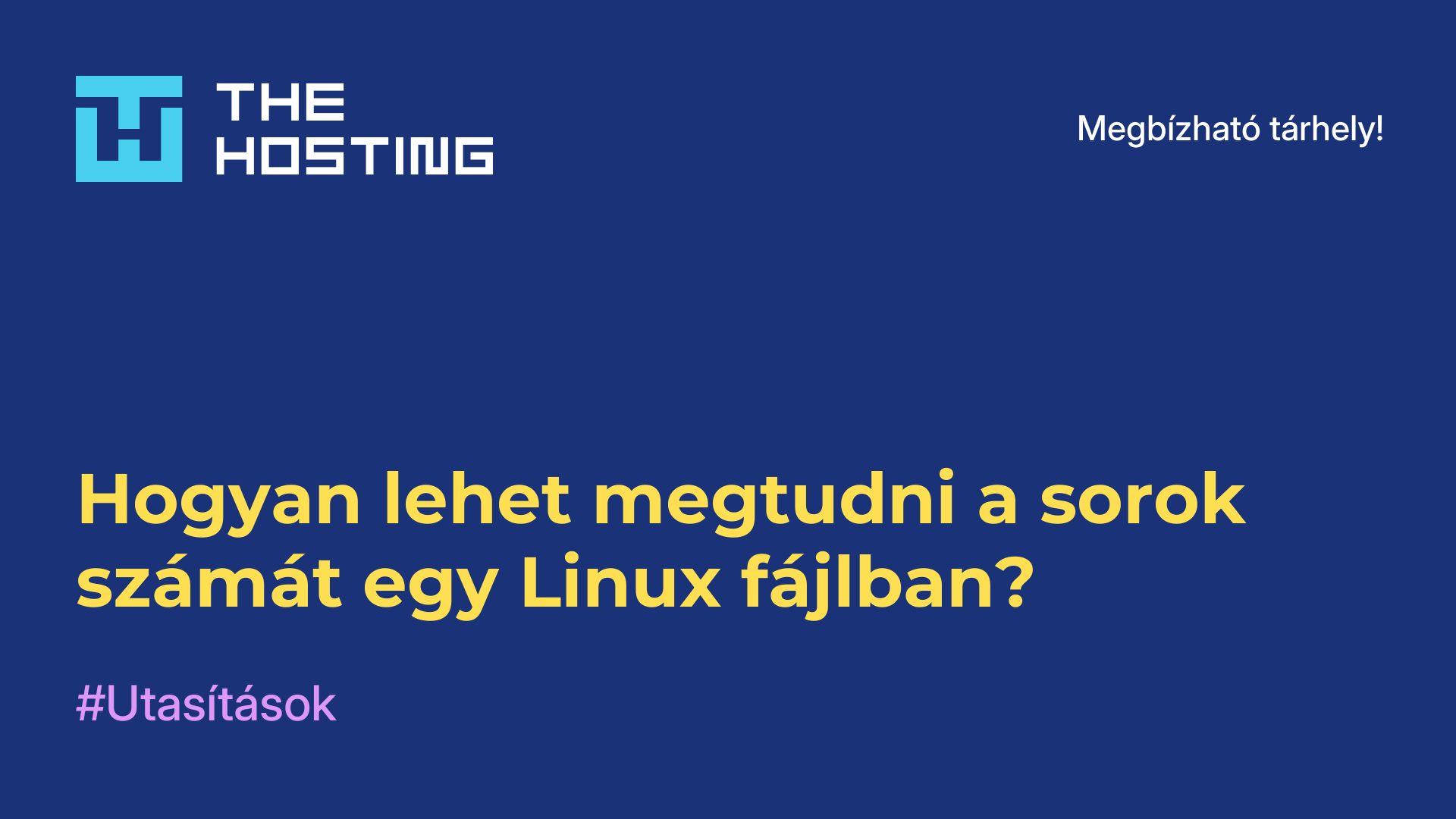 Hogyan lehet megtudni a sorok számát egy Linux fájlban?
