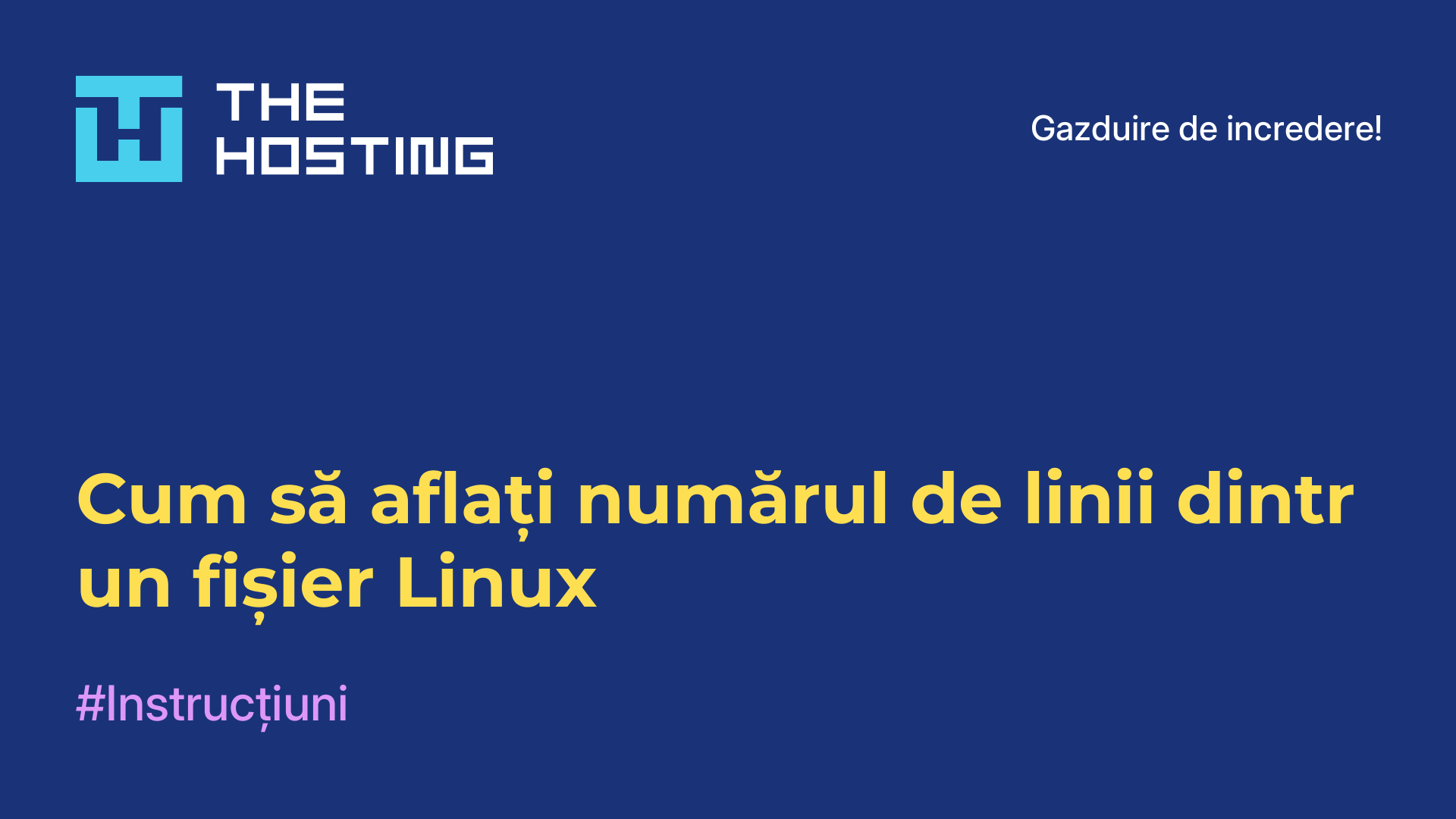 Cum să aflați numărul de linii dintr-un fișier Linux
