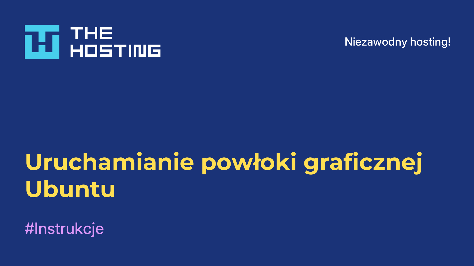 Uruchamianie powłoki graficznej Ubuntu