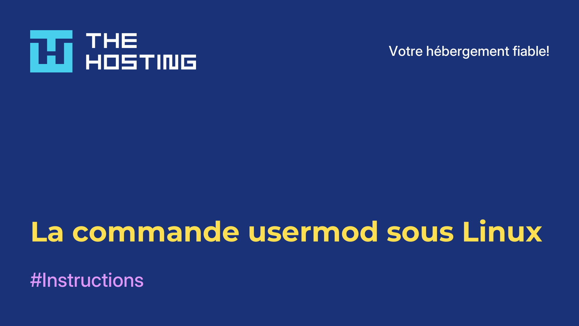 La commande usermod sous Linux