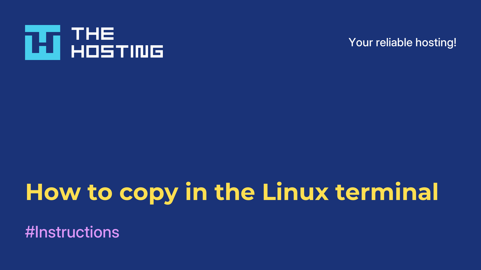 How to copy in the Linux terminal