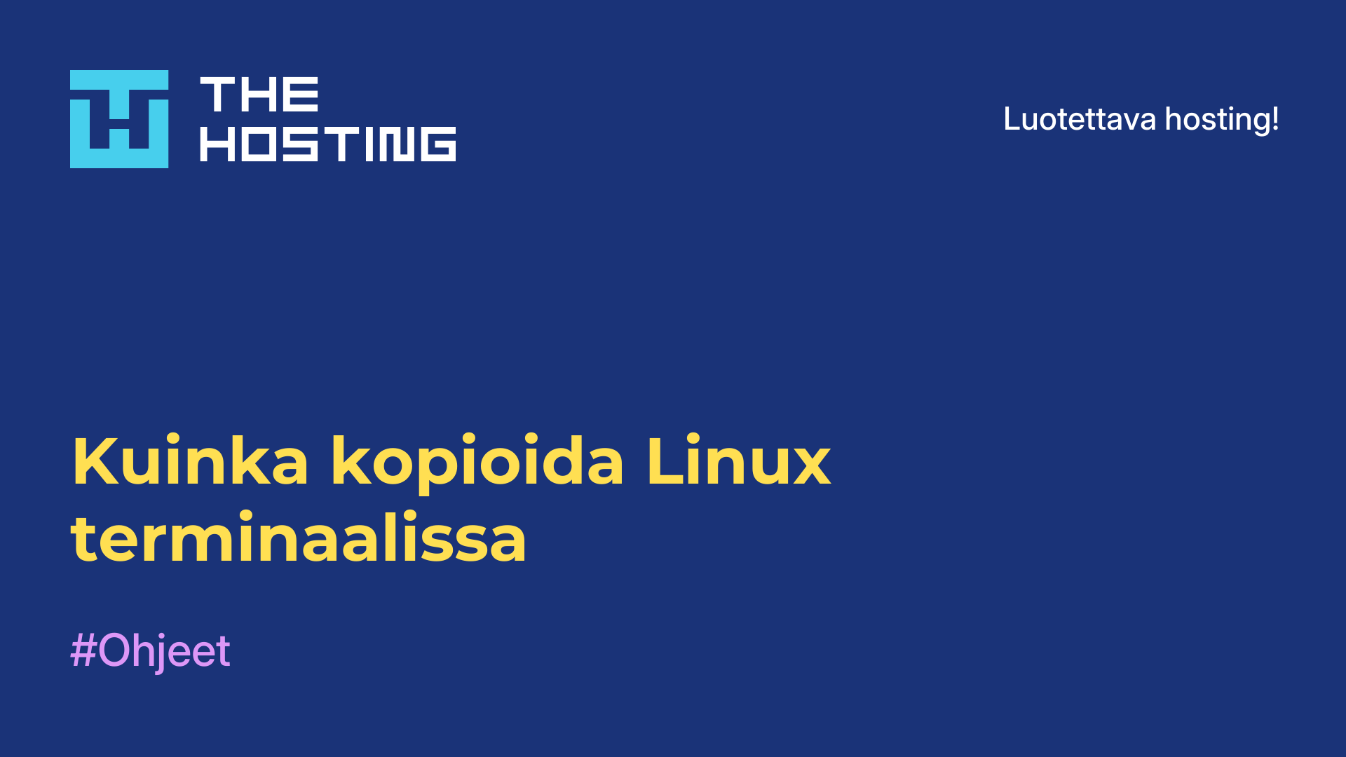 Kuinka kopioida Linux-terminaalissa