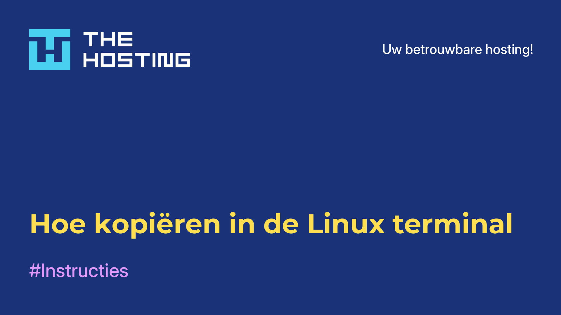 Hoe kopiëren in de Linux-terminal