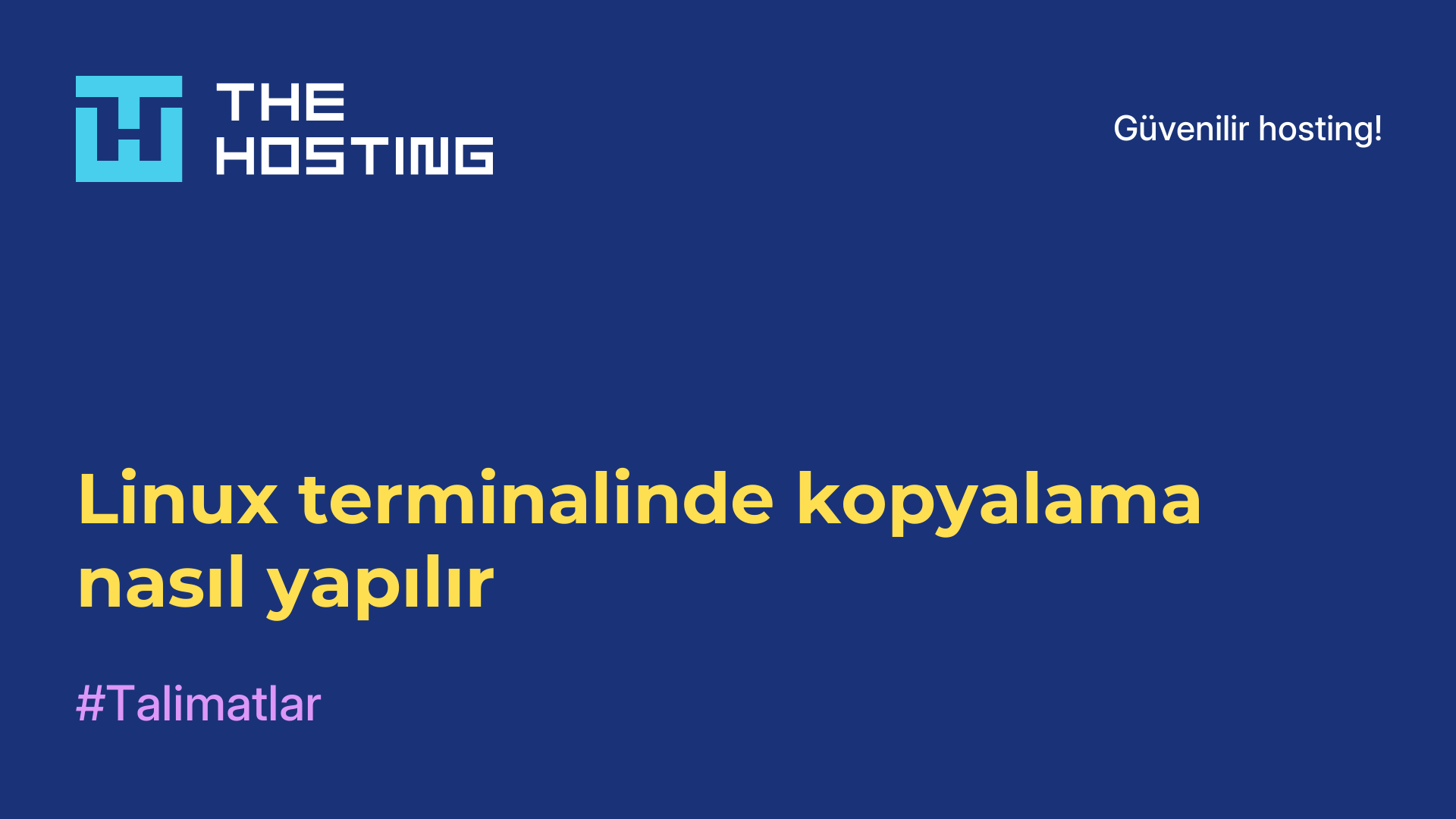 Linux terminalinde kopyalama nasıl yapılır