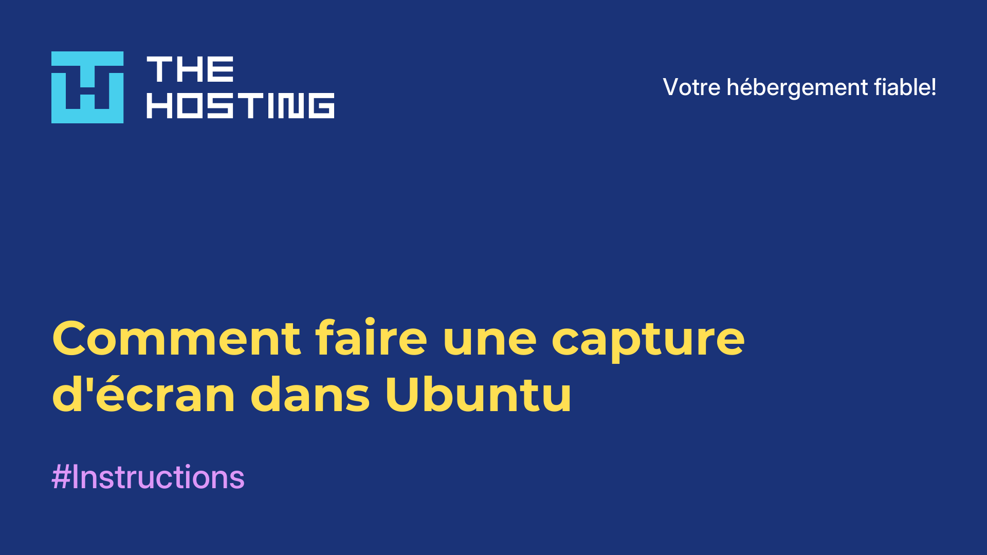 Comment faire une capture d'écran dans Ubuntu