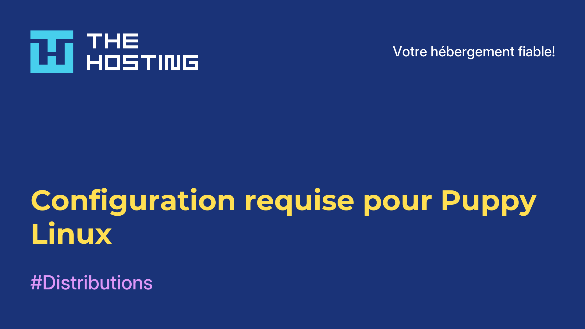 Configuration requise pour Puppy Linux