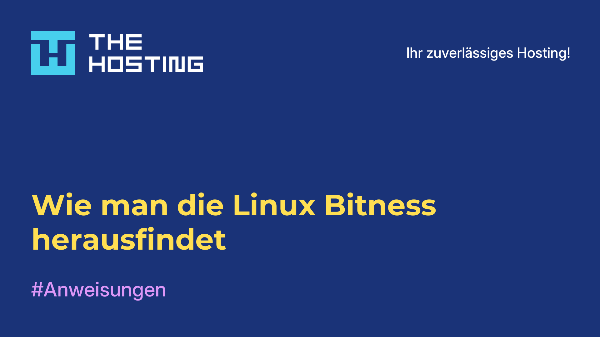 Wie man die Linux-Bitness herausfindet