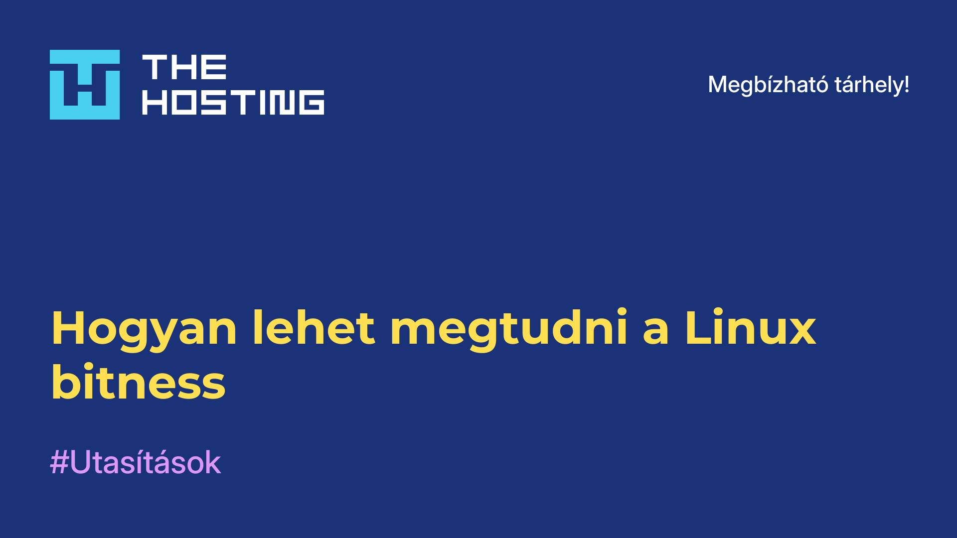 Hogyan lehet megtudni a Linux bitness