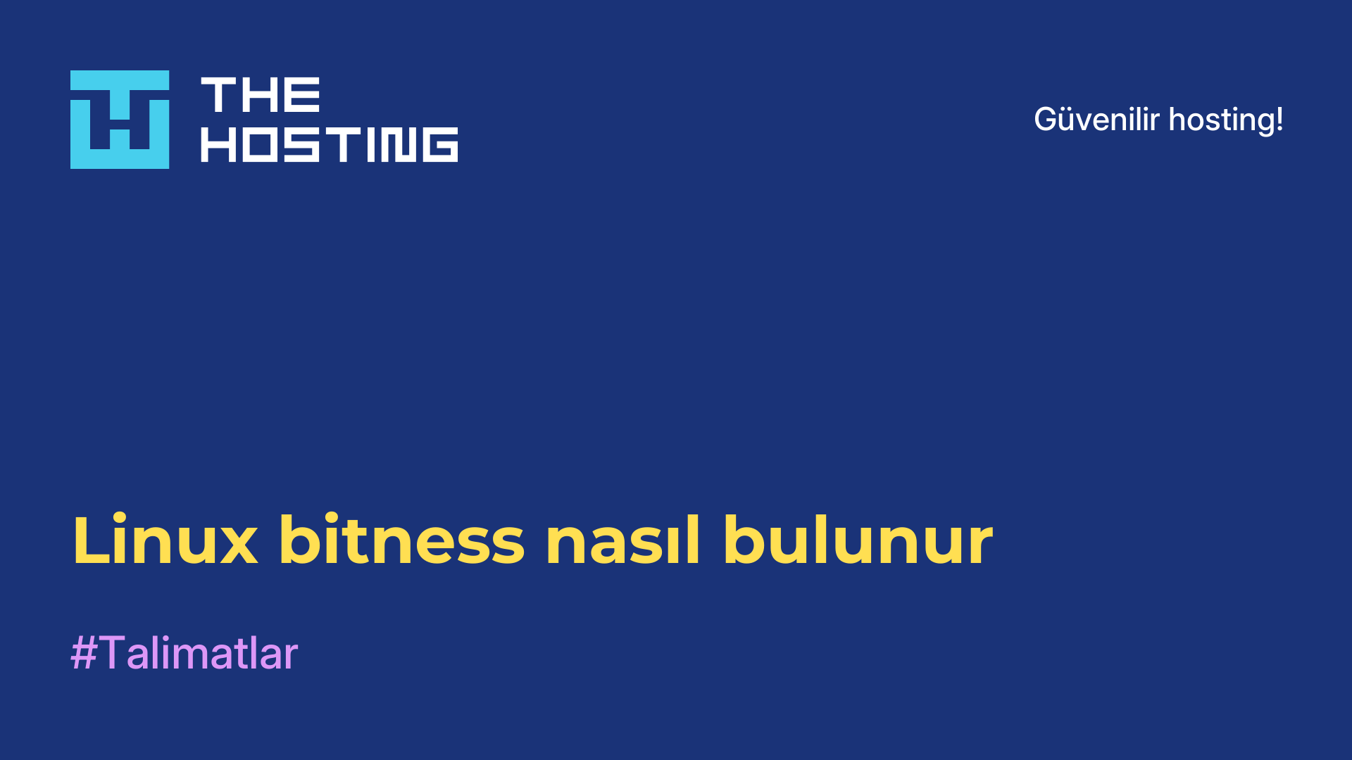 Linux bitness nasıl bulunur
