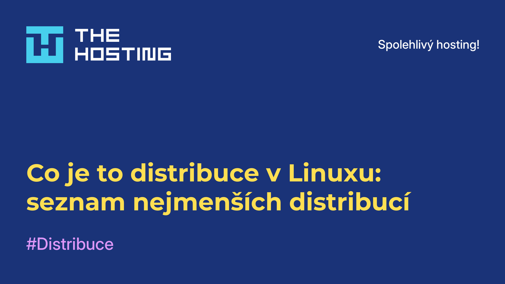 Co je to distribuce v Linuxu: seznam nejmenších distribucí